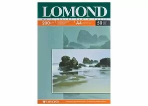 319592 - Фотобумага LOMOND д/струйной печати А4, 200г/м, 50л., двухсторонняя, матовая (0102033) (1)