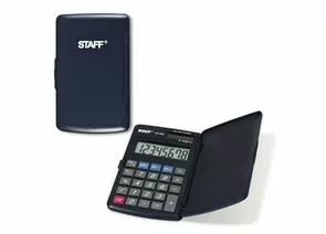 321361 - Калькулятор STAFF карманный STF-899, 8 разрядов, двойное питание, 117х74мм (1)