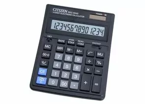 321404 - Калькулятор CITIZEN настольный SDC-554, 14 разр., двойное питание, 199x153мм, оригинальный (1)