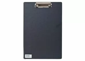 321921 - Доска-планшет BRAUBERG Comfort с верхним прижимом А4, 23*35см, картон/ПВХ, черная, 222657 (1)