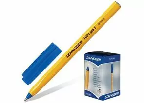 323847 - Ручка шариковая Schneider Tops 505 F синяя, 0,8мм, оранжевый корпус Арт.255650 (1)