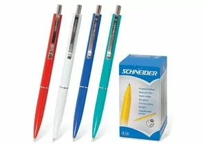 323848 - Ручка шариковая SCHNEIDER К15 (Германия), автомат., цв.корпуса ассорти, S308/0, синяя (1)