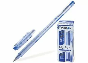 323872 - Ручка шариковая My Pen чернила на масл. осн. 1мм, синяя (1)