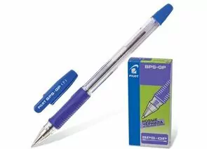 323879 - Ручка шариковая PILOT BPS-GP-F с рез.упором, чернила на масл.осн. 0,32 мм, синяя (1)