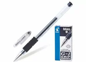 323937 - Ручка гелевая PILOT G-1 GRIP BLGP-G1-5, с рез.упором, 0,3 мм, черная (1)