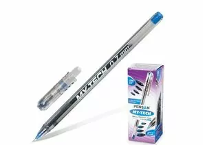 497739 - Ручка шариковая PENSAN MY-TECH, 0,7мм, синяя, чернила на масл.осн., корпус прозр 2240 141595 (1)