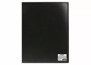 665166 - Папка 60 вкладышей STAFF, черная, 0,5 мм, 225705 (1)