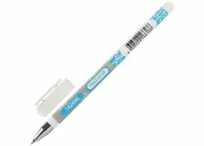 683316 - Ручка стираемая гелевая ПИФАГОР, корпус двухцветный, узел 0,5 мм, линия 0,35 мм, синяя, 142496 (1)