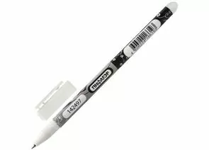 683317 - Ручка стираемая гелевая ПИФАГОР, корпус двухцветный, узел 0,5 мм, линия 0,35 мм, черная, 142497 (1)