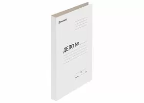744205 - Папка без скоросшивателя Дело, картон, плотность 440 г/м2, до 200 листов, BRAUBERG, 110929 (1)