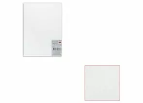 745062 - Картон белый грунтованный для живописи, 25х35 см, двусторонний, толщина 2 мм, акриловый грунт (1)