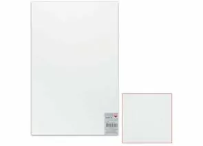 745065 - Картон белый грунтованный для живописи, 50х80 см, двусторонний, толщина 2 мм, акриловый грунт (1)