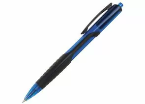 745953 - Ручка шариковая масляная автоматическая с грипом BRAUBERG Phantom, СИНЯЯ, узел 0,7 мм, линия письм (1)