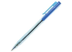 745961 - Ручка шариковая масляная автоматическая BRAUBERG Click Blue, СИНЯЯ, тонированный корпус, узел 1 мм (1)