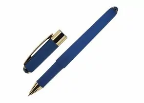746143 - Ручка шариковая BRUNO VISCONTI Monaco, темно-синий корпус, узел 0,5 мм, линия 0,3 мм, синяя, 20-0125 (1)