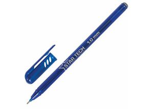 746351 - Ручка шариковая масляная PENSAN Star Tech, СИНЯЯ, игольчатый узел 1 мм, линия 0,8 мм, 2260/12 (1)