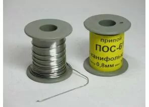 11363 - Припой с каниф.ПОС-61 d=0.8мм 100г, катушка, П0017 (1)