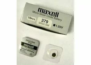 14268 - Элемент питания Maxell 379 (SR63) SR521SW/G0 BL1 (1)