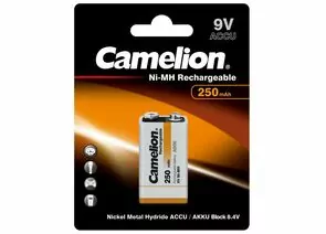 16431 - Аккумулятор Camelion 6F22 250mAh 9V Ni-MH BL1 (1)