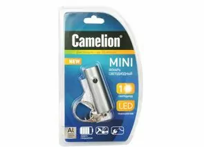 682684 - Camelion фонарь-брелок LED18-1R 1св/д 4xG3 (5lm), метал./алюм. BL (1)