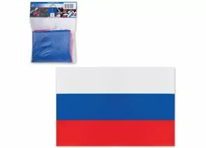 750628 - Флаг России, 90х135 см, карман под древко, упаковка с европодвесом, 550021 (1)