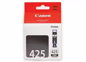 320706 - Картридж струйный CANON (PGI-425BK) Pixma MG5140/MG5240/MG6140/ MG8140, черный, ориг, ресурс 344стр. (1)