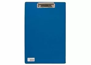 321920 - Доска-планшет BRAUBERG Comfort с верхним прижимом А4, 23*35см, картон/ПВХ, синяя, 222659 (1)