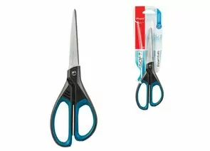 685391 - Ножницы MAPED Essentials Soft, 210 мм, прорез.ручки черно-синие, европодвес, 469210, 468310 232007 (1)