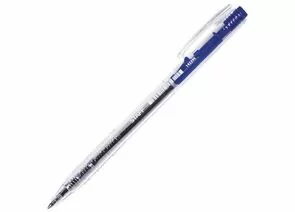 664757 - Ручка шарик. автомат. STAFF, корпус прозр., узел 0,7мм, линия 0,35мм, синяя 142396 (1)