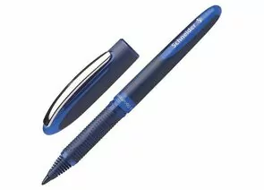 746285 - Ручка-роллер SCHNEIDER One Business, СИНЯЯ, корпус темно-синий, узел 0,8 мм, линия письма 0,6 мм, (1)