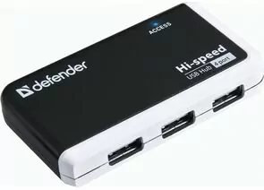 772947 - Универсальный USB разветвитель/хаб Quadro Infix USB2.0, 4порта, Defender, 83504 (1)