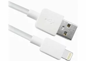 773089 - Кабель USB(A)шт. - 8pin шт. (iphone) ACH02-01L AM-Lightning, белый, 1м, пакет, Defender, 87496 (1)