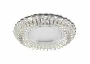 678132 - Feron св-к встр. со св/д подсв. 15LED*2835 SMD MR16 50W G5.3 прозрачный (+ синий) CD904 32542 (1)