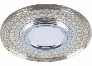 678145 - Feron св-к встр. со св/д подсв. 15LED*2835 SMD 4000K MR16 50W G5.3прозрачный золото CD981 32438 (1)