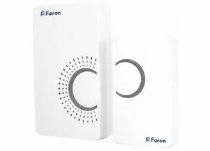 677982 - Feron звонок электрический дверной E-373 беспр. IP20 36мелодий 80м белый, серый 23686 (1)