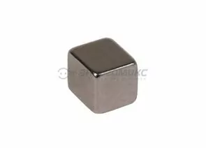 679395 - Неодимовый магнит куб 5х5х5мм сцепление 0,95 кг (упаковка 16 шт) REXANT, 72-3205 (1)