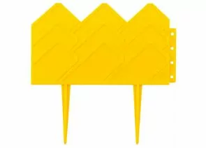 528690 - Бордюр декор GRINDA д/клумб, 14х310см, желтый zu422221-Y (1)