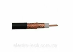 660929 - LEEK кабель коаксиальный SAT 703 B, 75 Ом, CU (оплетка CU 48%) OUTDOOR, черный, 100м (цена за м) (1)