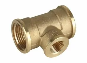 536058 - Тройник GENERAL FITTINGS переходной, латунь, г/г/г, 1-1/2-1 (1)