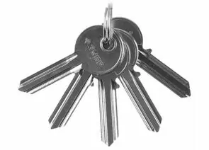 542399 - Заготовка ключа ЗУБР МАСТЕР для цилиндровых механизмов, английский тип, 5 шт. (1)