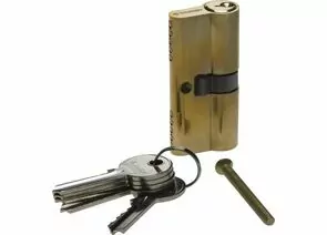 542547 - Механизм ЗУБР МАСТЕР цилиндровый, тип ключ-ключ, цвет латунь, 5-PIN, 60мм (1)