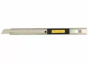545558 - Нож OLFA с выдвижным лезвием и корпусом из нержавеющей стали, 9мм (1)