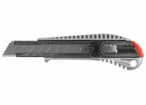 545621 - Нож ЗУБР МАСТЕР металлический корпус, механический фиксатор, 18мм (1)
