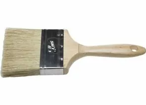 547173 - Кисть плоская STAYER UNIVERSAL-LUX, светлая натуральная щетина, деревянная ручка, 100мм (6!!!) (1)