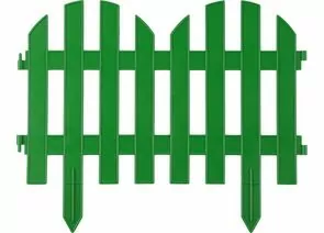 548390 - Забор декор GRINDA ПАЛИСАДНИК, 28x300см, зеленый zu422205-G (1)