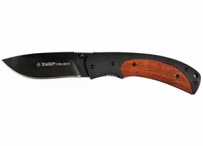 551638 - Нож ЗУБР ЭКСПЕРТ НОРД складной, эргономичная металлическая рукоятка с деревянными вставками, 190 (1)