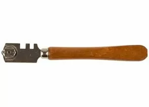 552035 - Стеклорез ЗУБР ЭКСПЕРТ, деревянная ручка, 2 ролика (1)