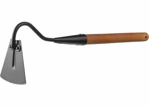 628593 - Мотыжка узкая PROLine, с тулейкой, с деревянной ручкой, GRINDA 421518, 113х100х575мм (1)