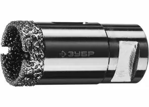 639205 - Алмазная коронка ЗУБР ПРОФЕССИОНАЛ унив. д/УШМ, сух.сверление,вакуумная пайка, посадка М14, d29 мм (1)