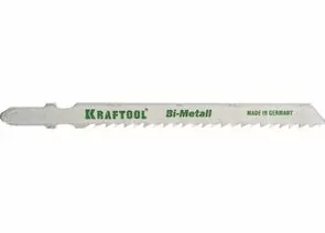 639715 - Полотна KRAFTOOL, T127DF, д/эл.лобзика, Bi-Met, по мягкому металлу (3-15мм), EU-хвост., 75/3мм, 2шт (1)